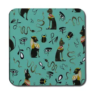 Hand Painting Abstract, Ancient Egypt Horus Eye Signs (Coaster) / Default Title