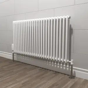 Nes Home 1145 X 600 mm White Double Traditional Radiator