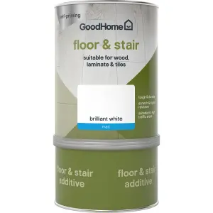 GoodHome Durable North pole (brilliant white) Matt Floor & stair paint, 750ml