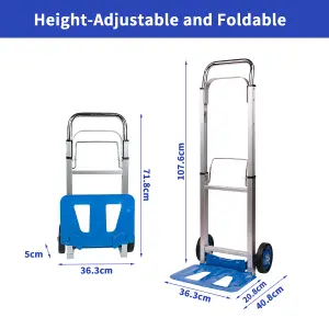 Neo 80kg Capacity Sack Trolley Folding With Extendable Handle