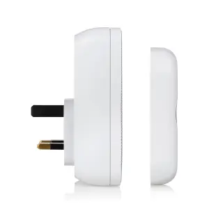 Byron Grey & white Wireless Door chime kit DBY-22322BS-KF