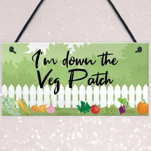 Red Ocean Garden Signs And Plaques Vegetable Patch Sign Shed Sign Summer House Plaque Home Decor Gifts For Him Gifts For Her