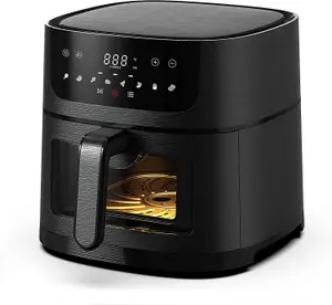 6L Digital Air Fryer Healthy Eating Low Fat Large Fast Cooking Machine with Touch Screen & Adjustable Temperature