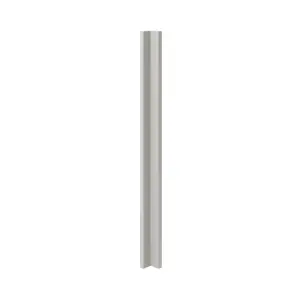 GoodHome Stevia Matt Pewter grey slab Matt grey Tall Wall corner post, (W)59mm