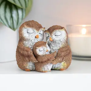 Something Different Owl-ways Be Together Owl Ornament Brown/White (One Size)