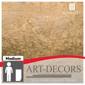 Gold Metal Veneer 122 x 61cm Sheet