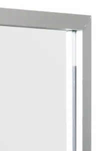 MirrorOutlet Artus - Silver Aluminium Edged Full Length Wall Leaner Mirror 68" X 43" (174CM X 110CM)