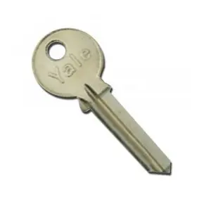 RST Yale Cylinder Blank Key (Pack of 10) Silver (One Size)