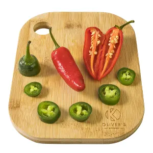 Oliver's Kitchen - Wooden Bamboo Chopping Board Set