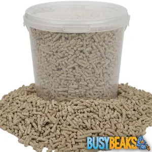 2.5L BusyBeaks Mealworm Suet Pellets - High Quality Feed Wild Garden Bird Food