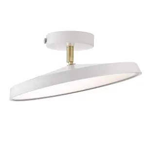 Nordlux DFTP Kaito 2 Pro 30 Indoor Living Dining Kitchen Bedroom Ceiling Light In White (Diam) 30cm