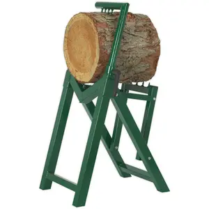 Heavy Duty Log Stand for Chainsaw Use - Supports Logs Up To 230mm Diameter