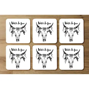 Square 6 Piece Coaster Set (Set of 6)