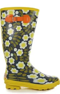 Regatta X Orla Kiely Floral Welly Hi River Floral, Size: UK8