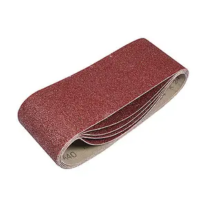 TIMCO Sanding Belts 40 Grit Red - 75 x 457mm