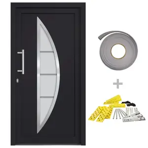 Tosca Front Door Anthracite / Left Handing / 190cm H x 98cm W x 7cm D