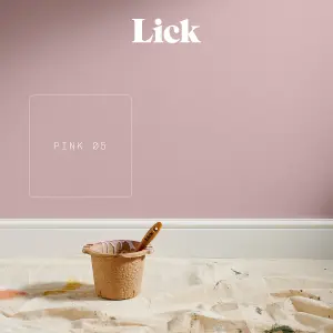 Lick Pink 05 Matt Emulsion paint, 2.5L