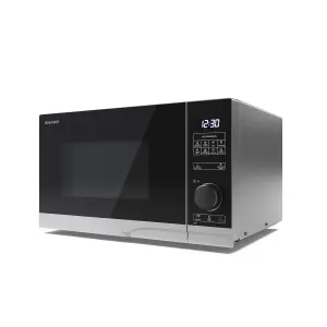 Sharp YC-PS234AU-S 23L 900W Microwave Oven with 8 Automatic Programs - Silver