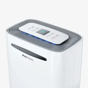 Pro Breeze 20L Dehumidifier with Laundry Mode - High Extraction with 5.5L Water Tank  & Automatic Humidity Sensor