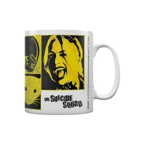 Squad Warning Mug White/Yellow/Black (One Size)