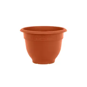 Wham Bell Pot 4x28cm Round Recycled Plastic Planter Terracotta