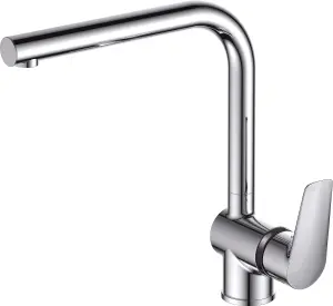 VURTU Pluto L Shape Single Lever Tap, 273(H) x 124(W), Chrome, 582101