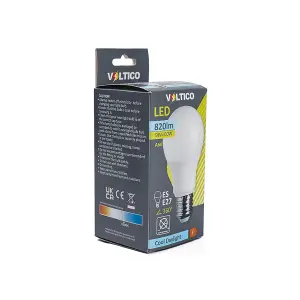 Bulb LED Glass E27 Daylight 2PK