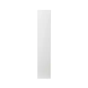 GoodHome Garcinia Gloss white Gloss white Standard Appliance Filler panel (H)115mm (W)597mm