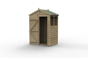 4LIFE Apex Shed 5x3 - Single Door - 2 Window