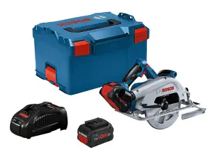 Bosch GKS 18V-68 C Bi-Turbo Brushless Circular Saw + LBOXX + 1x 5.5Ah Battery