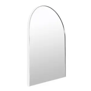 Mcfarren Metal Flat Wall Mirror Polish Chrome/Bevel Edge