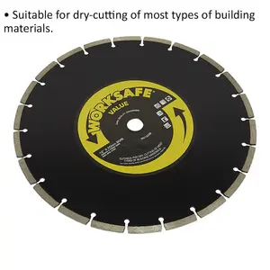 High-Performance 300mm Diamond Blade for Dry Cutting of Building Materials