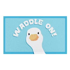 Waddle On Goose Indoor & Outdoor Doormat - 70x40cm