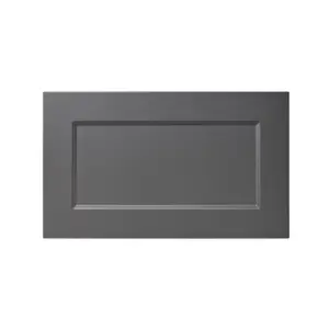 GoodHome Artemisia Matt graphite Classic shaker 2 drawer front, bridging door & bi fold door 600mm