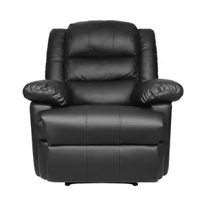 Onemill Adjustable Leather Recliner Chair Armchair Sofa PU Leather  for Living Room Lounge