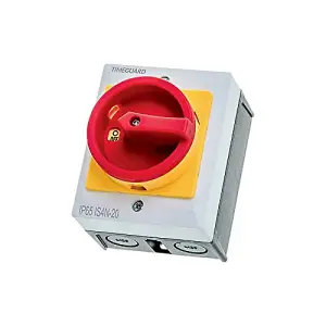 TimeGuard 4 Pole 20A Weathersafe Rotary Isolator Switch for Enhanced Safety