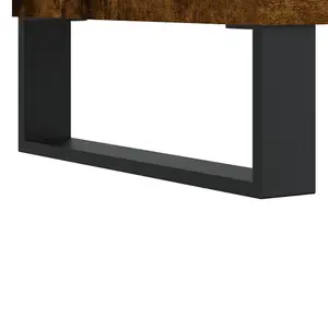 Berkfield TV Cabinet Smoked Oak 69.5x30x50 cm Engineered Wood