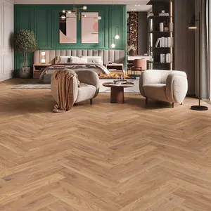 Firebrand Oak 8mm Herringbone Laminate Flooring