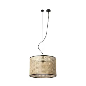 Luminosa Mambo Cylindrical Pendants Beige, E27