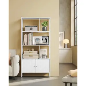 Jazmyne Bookcase Maple White/Cloud White