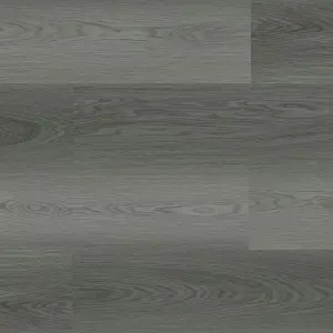 Dark Grey Wood Effect Luxury Vinyl Tile, 2.5mm Matte Luxury Vinyl Tile For Commercial & Residential Use,3.67m² Pack of 16