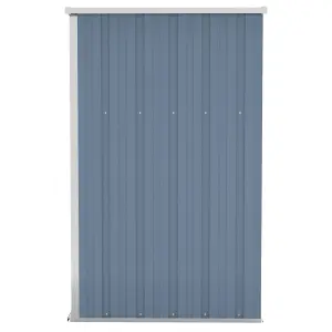 Berkfield Wall-mounted Garden Shed Grey 118x100x178 cm Galvanised Steel