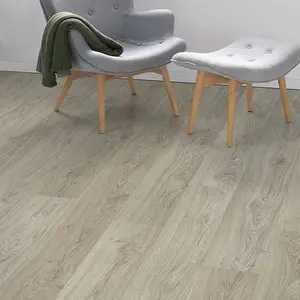 Pro 8MM EPL154 Asgil Oak Light White Ivory 8mm Laminate Flooring For All Rooms except Bath & Wet Areas 1.995 m²Per Pack