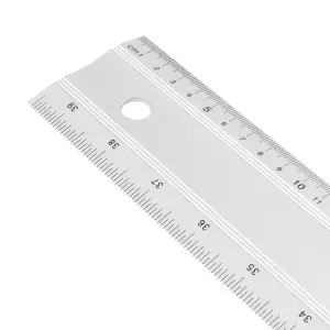 Hardys 1000mm Aluminium Metal Ruler & Spirit Level with Handle - CM, MM and Inch Measurements - 90 and 180 Degree Spirit Gauges