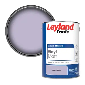 Leyland Trade Vinyl Matt Walls & Ceilings Emulsion Paint (S 2020-R50B) 5L