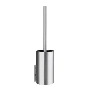 BESLAGSBODEN - Toilet Brush, brushed stainless steel, self-adhesive