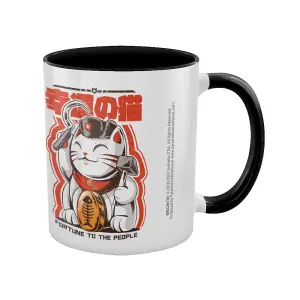 Ilustrata Catunist Mug Black/White/Red (One Size)