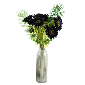 Silk Artificial Arrangement (Set of 6) Purple