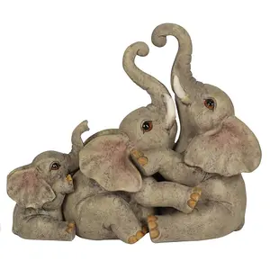 Elephant Family Ornament With Mini Sentiment Card