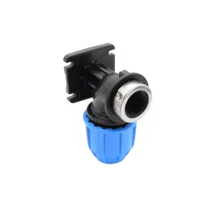 FloPlast Wallplate Pipe elbow (Dia)20mm 93mm